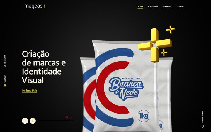Screenshot of mageas.com