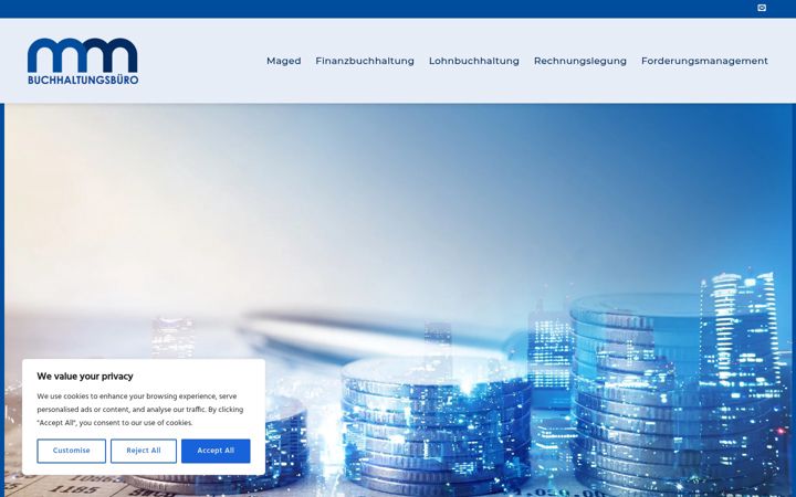 Screenshot of maged-buchhaltung.de