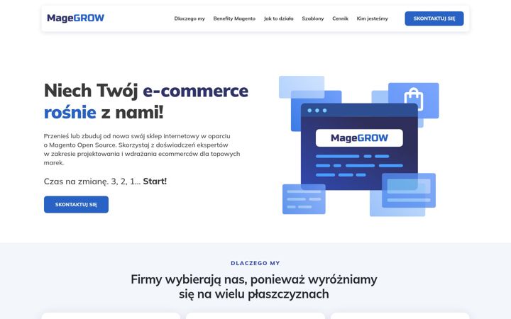 Screenshot of magegrow.pl