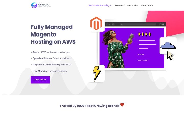 Screenshot of magehost.com