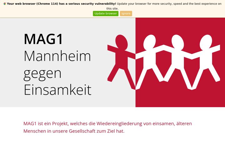 Screenshot of mageins.de