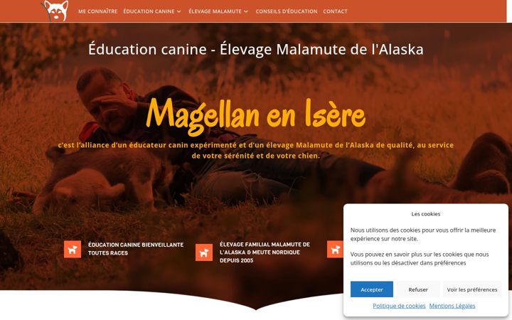 Screenshot of magellan-en-isere.fr
