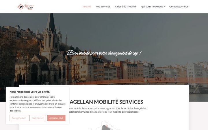 Screenshot of magellanmobiliteservices.com