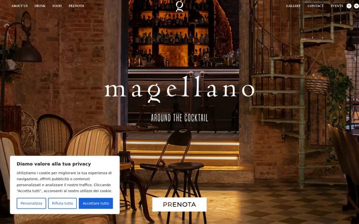 Screenshot of magellanolucca.it