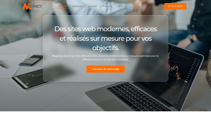 Screenshot of magencyy.fr