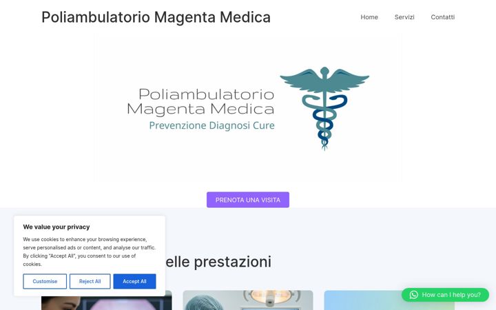 Screenshot of magentamedica.it
