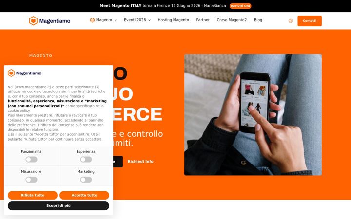 Screenshot of magentiamo.it