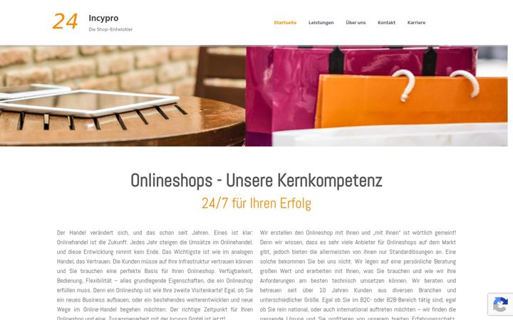 Screenshot of magento24.de