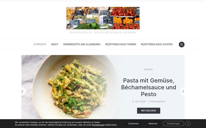 Screenshot of magentratzerl.de