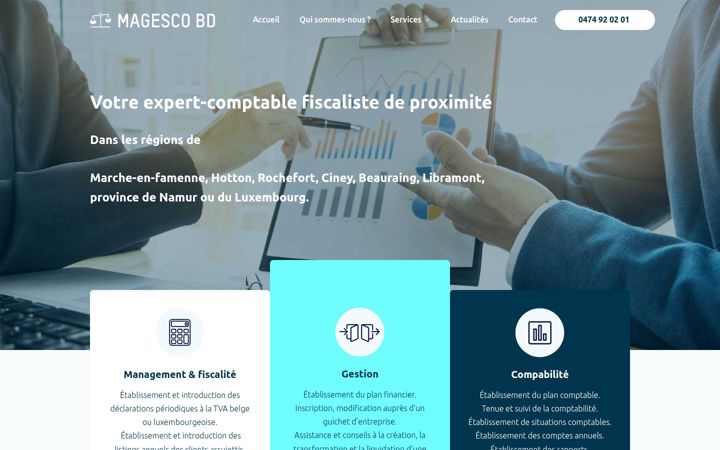 Screenshot of magescobd.com