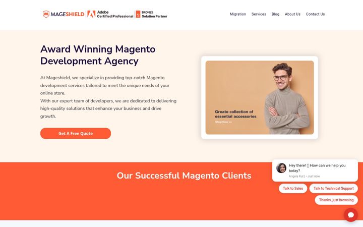 Screenshot of mageshield.com
