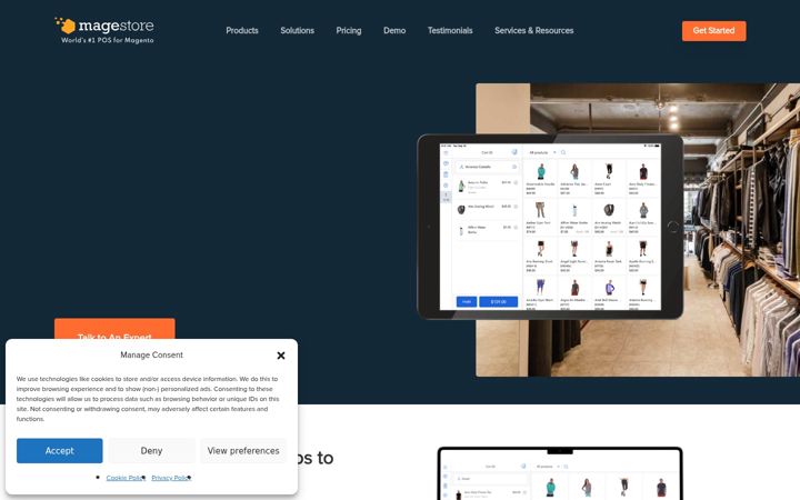 Screenshot of magestore.com