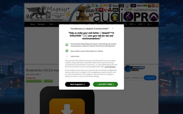 Screenshot of magesy.blog