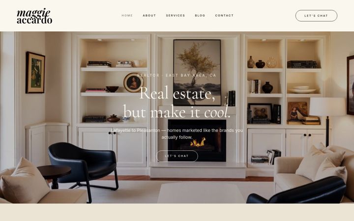 Screenshot of maggieaccardo.com
