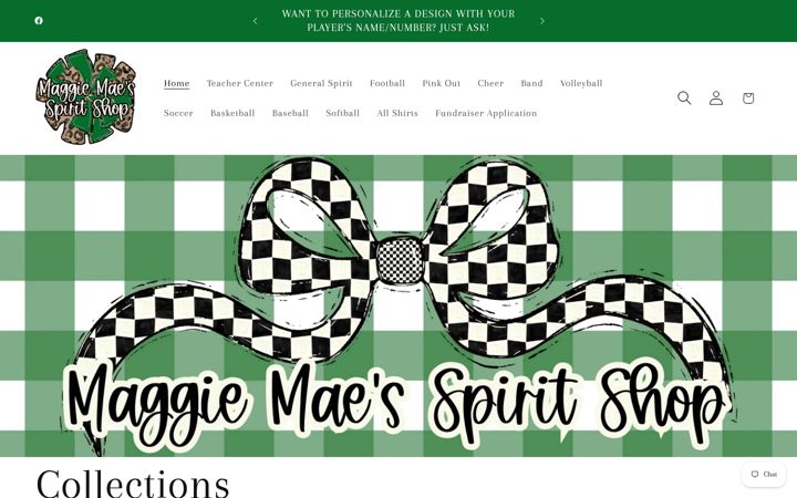 Screenshot of maggiemaes.net