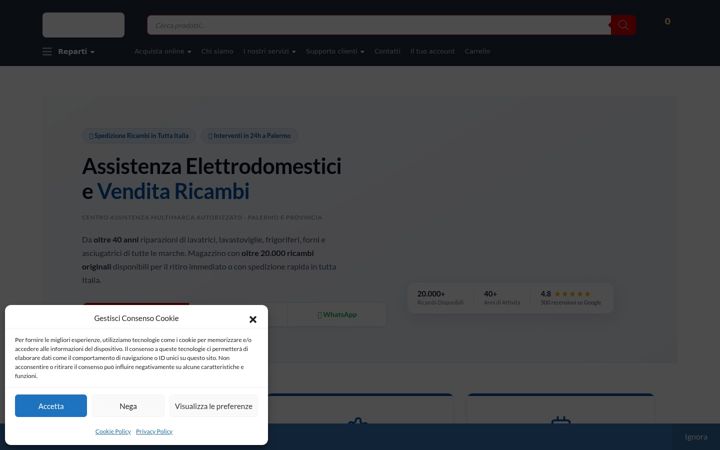 Screenshot of maggioelettrodomestici.com