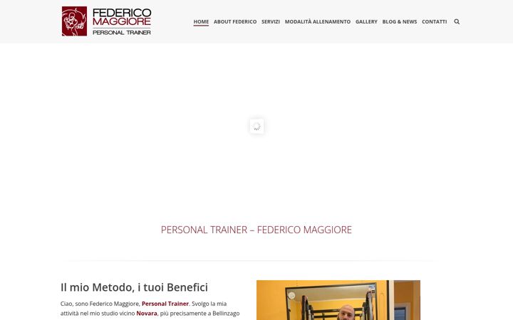 Zrzut ekranu maggiorepersonaltrainer.it