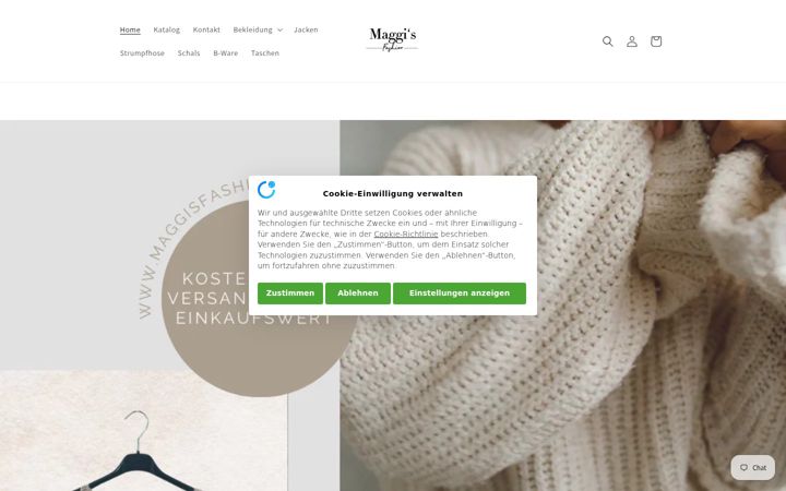Screenshot of maggis-fashion.com