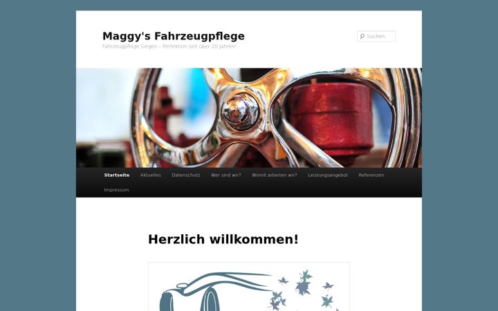 Screenshot of maggys-fahrzeugpflege.de