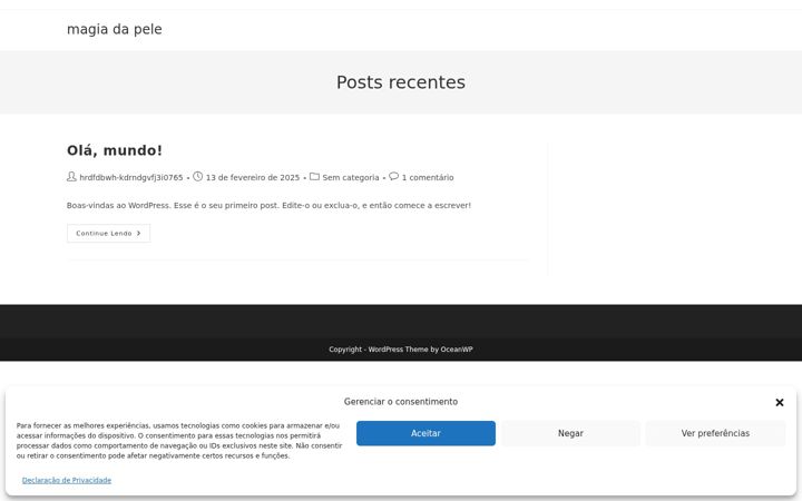 Screenshot of magiadapele.com