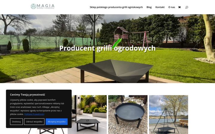 Screenshot of magiadomuiogrodu.pl