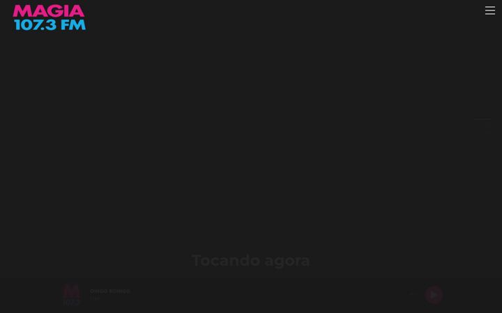 Screenshot of magiafm.com.br