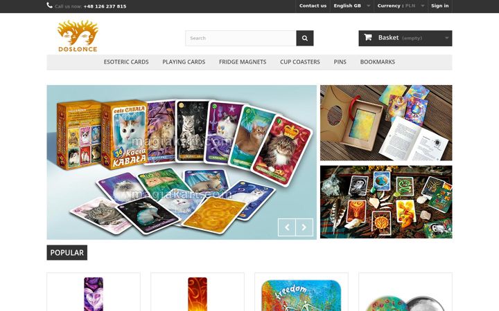 Screenshot of magiakart.com