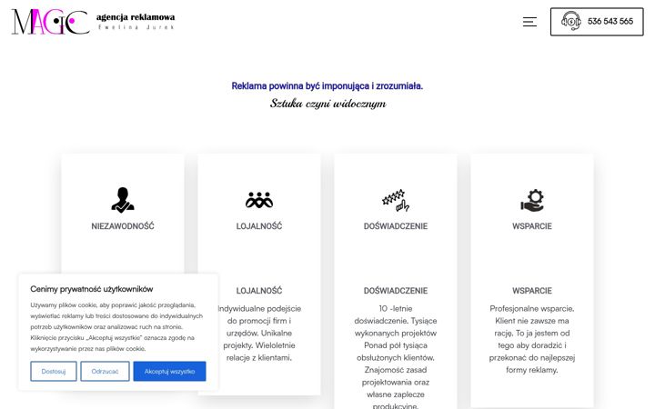 Screenshot of magic.info.pl