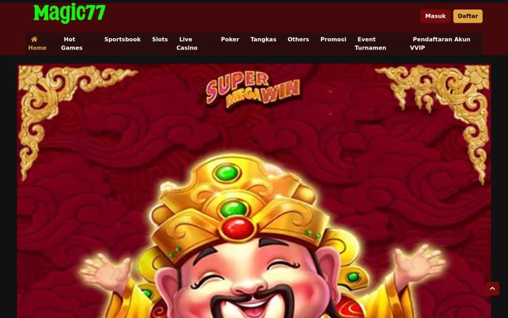 Screenshot of magic77.org