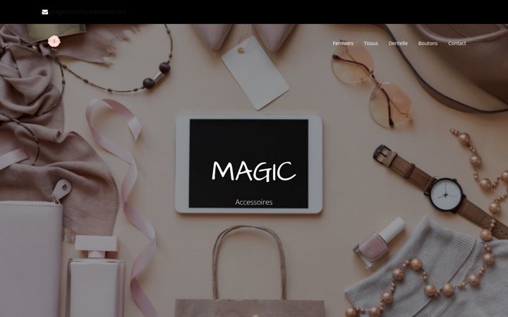 Screenshot of magicaccessoires.fr