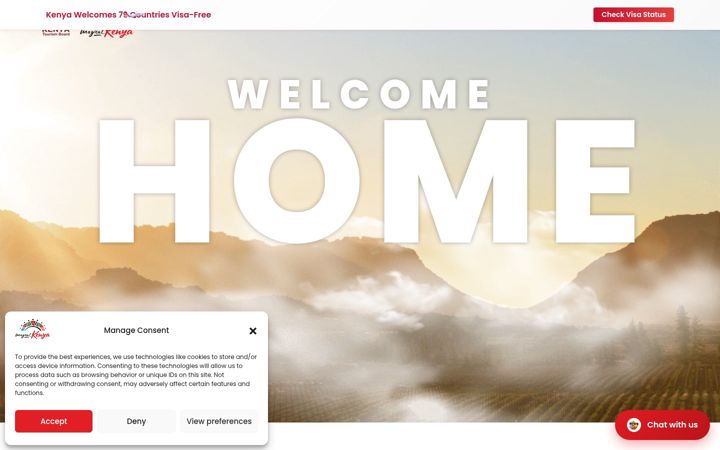 Skärmbild av magicalkenya.com