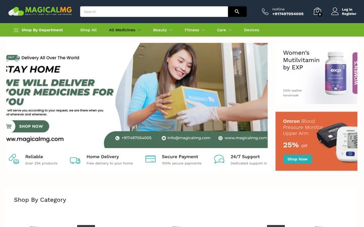 Screenshot of magicalmg.com