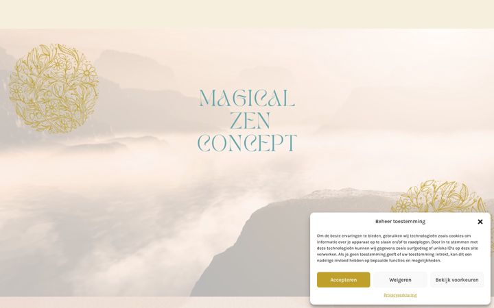 Screenshot of magicalzenconcept.com