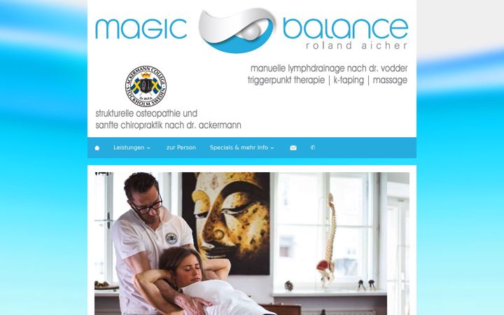 Screenshot of magicbalance.at