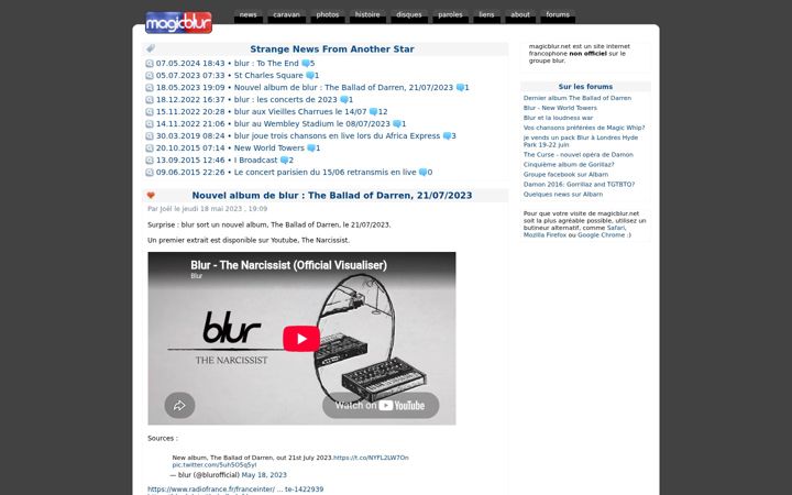 Screenshot of magicblur.net