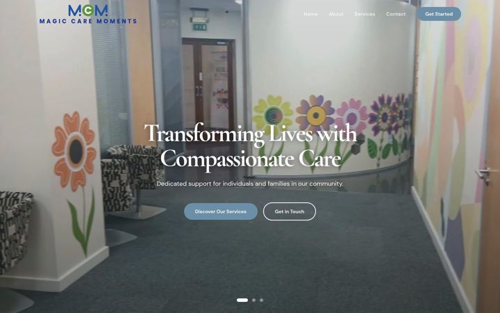 Screenshot of magiccaremoments.co.uk