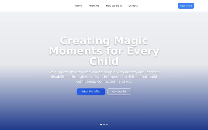 Screenshot of magiccaremomentsclub.co.uk