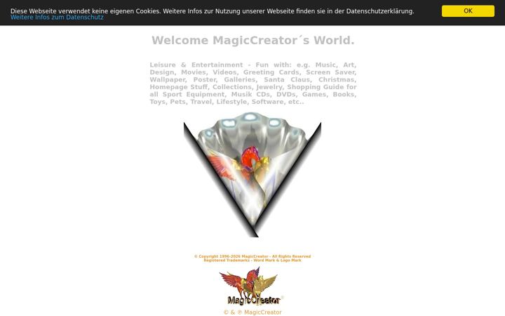 Screenshot of magiccreator.com