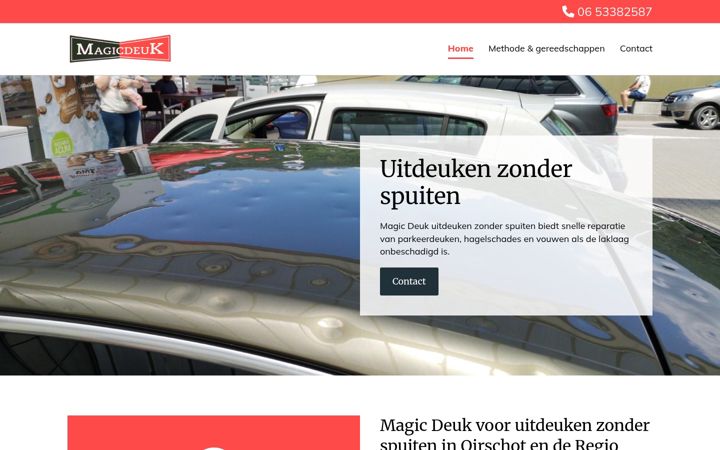 Screenshot of magicdeuk.nl