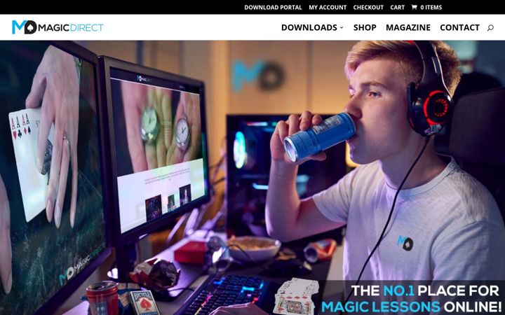 Screenshot of magicdirect.com
