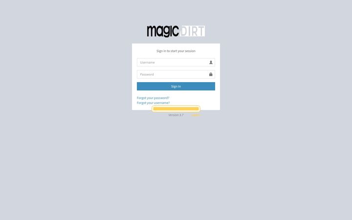 Screenshot of magicdirt.xyz