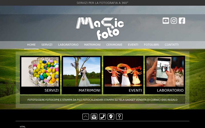 Screenshot of magicfoto.it