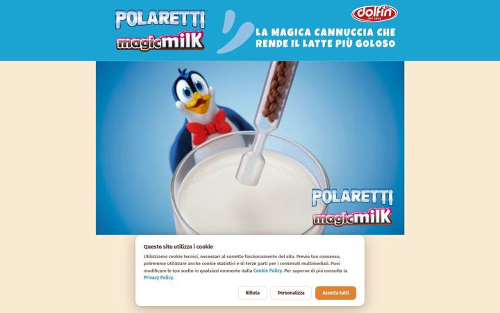 Screenshot of magicmilk.it