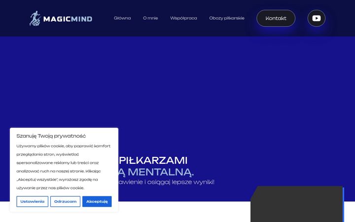 Screenshot of magicmind.pl