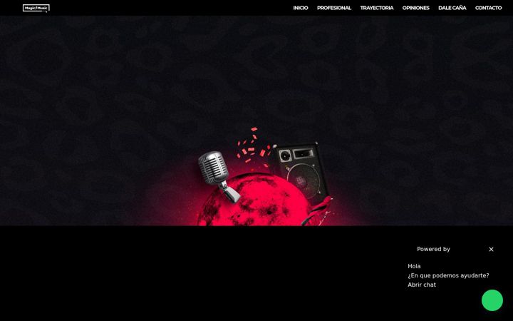 Screenshot of magicmusic.es