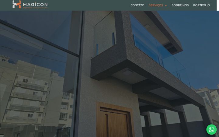 Screenshot of magiconengenharia.com.br