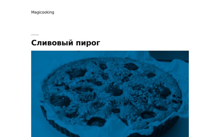 Screenshot of magicooking.com