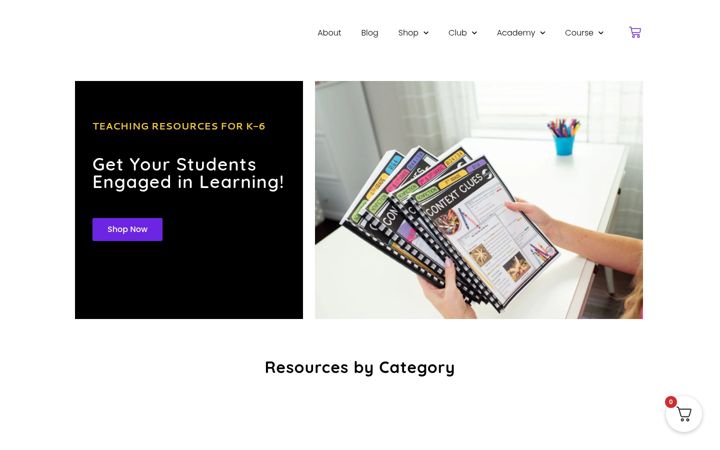 Screenshot of magicorelearning.com