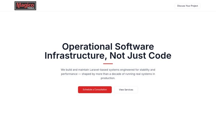 Screenshot of magicotools.com