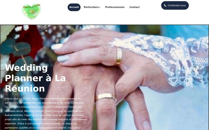 Screenshot of magicplanner-wedding.com
